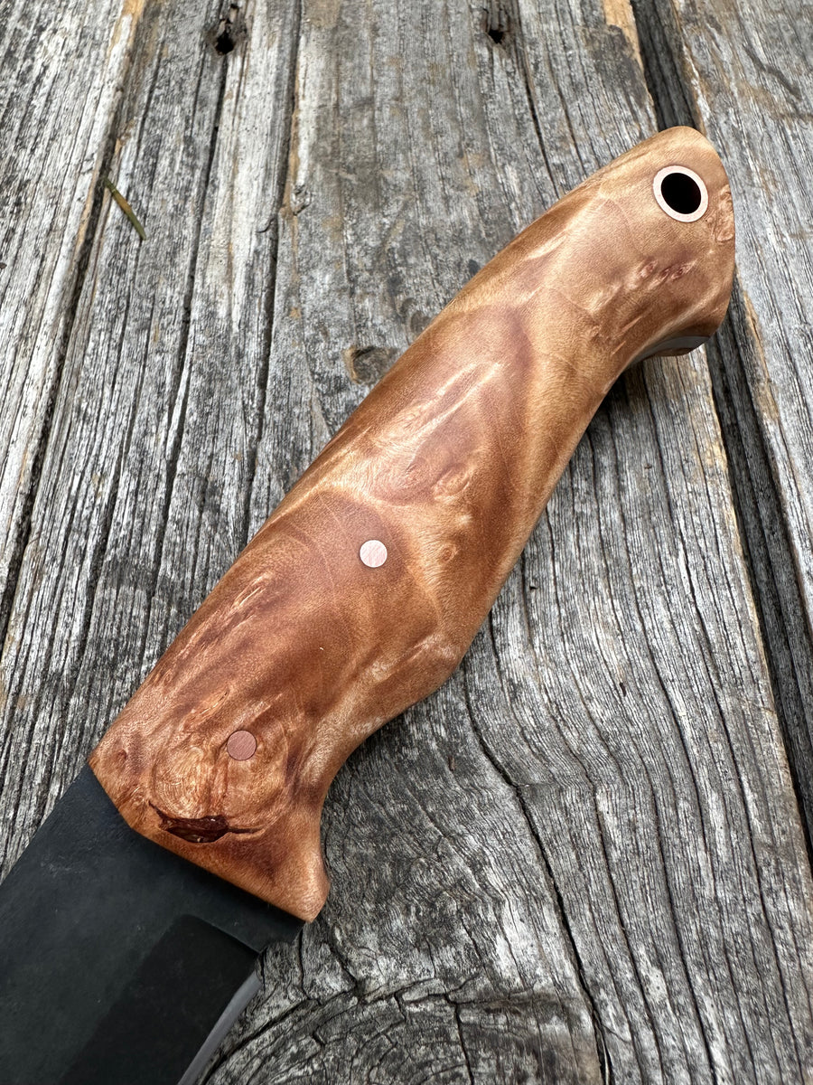 Valence Bushcrafter — Maple Burl & Brass