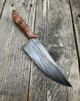 Western Mini-Chef's Knife — Maple Burl & Brass