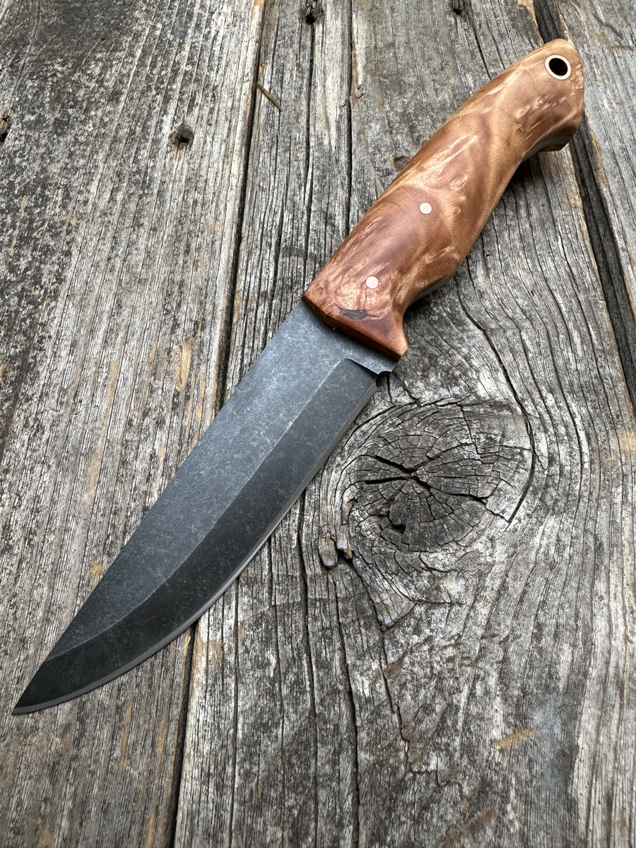 Valence Bushcrafter — Maple Burl & Copper