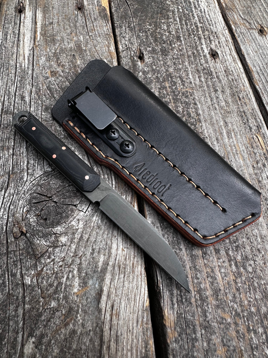 Coyote Wharncliffe — Micarta & Copper