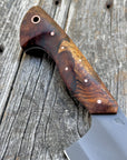 Prototype S-Ground Chef’s Knife— Ambrosia Maple & Copper