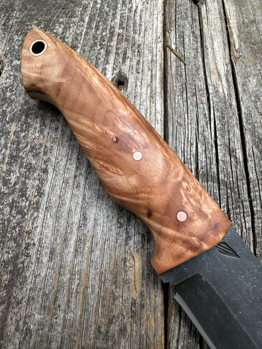 Valence Bushcrafter — Maple Burl & Copper