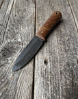 Mountain Scout Knife — Zebrawood & Brass