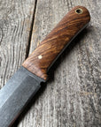 Mountain Scout Knife — Zebrawood & Brass