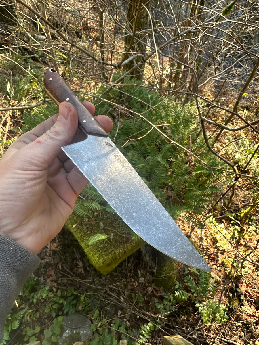 Western Mini-Chef's Knife — Sycamore & Copper